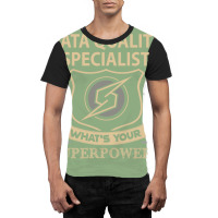 Data Quality Specialist T  Superpower Gift Item Te Graphic T-shirt | Artistshot