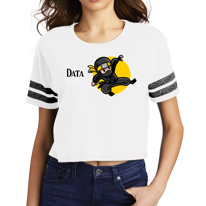 Efficient Data Architect Red Scorecard Crop Tee by veallekkera | Artistshot