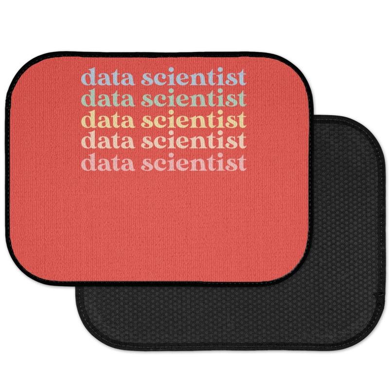 Data Scientist Gift Retro Data Scientist 70s Rear Car Mat | Artistshot