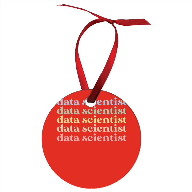 Data Scientist Gift Retro Data Scientist 70s Ornament | Artistshot