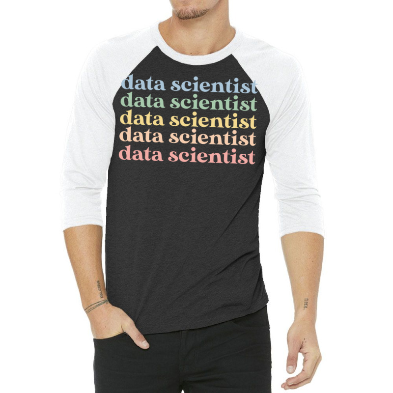 Data Scientist Gift Retro Data Scientist 70s 3/4 Sleeve Shirt by bacsalgasmeyp | Artistshot