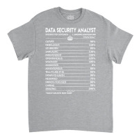 Data Security Analyst T  Data Security Analyst Fac Classic T-shirt | Artistshot