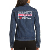 Data Analyst Loading Vintage Ladies Denim Jacket | Artistshot