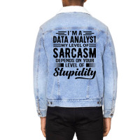 Im A Data Analyst Yellow Unisex Sherpa-lined Denim Jacket | Artistshot