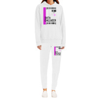 Plane Ticket Pocket Design Data Engineer Retro Hoodie & Jogger Set | Artistshot