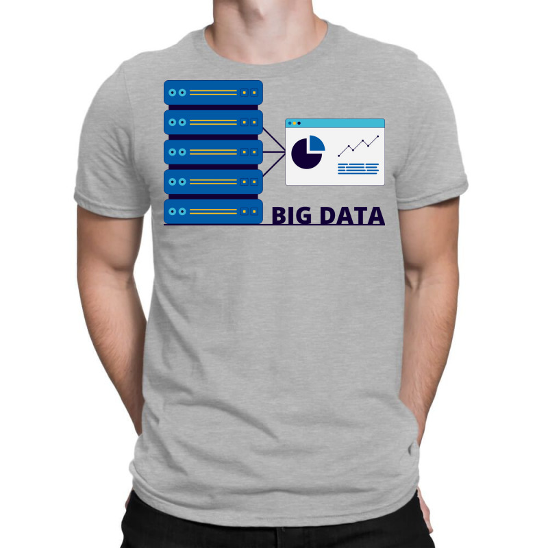 Big Data Flat Illustration Design Hippie T-shirt | Artistshot