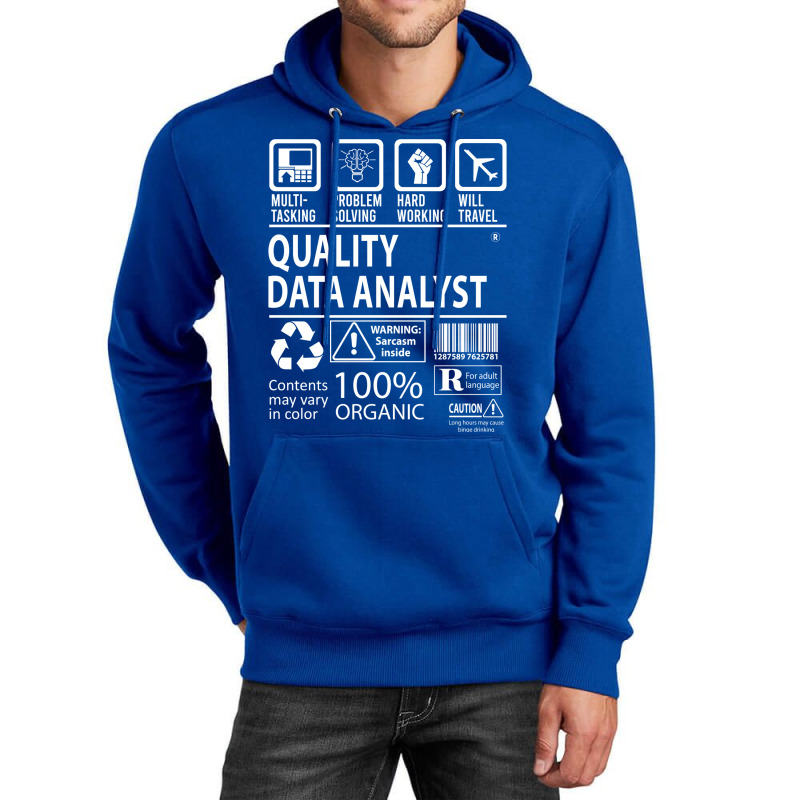 Quality Data Analyst T  Multitasking Certified Job Unisex Hoodie | Artistshot