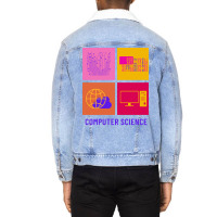 Computer Science Major Aesthetic Unisex Sherpa-lined Denim Jacket | Artistshot