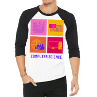 Computer Science Major Aesthetic 3/4 Sleeve Shirt | Artistshot