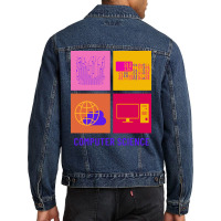 Computer Science Major Aesthetic Men Denim Jacket | Artistshot