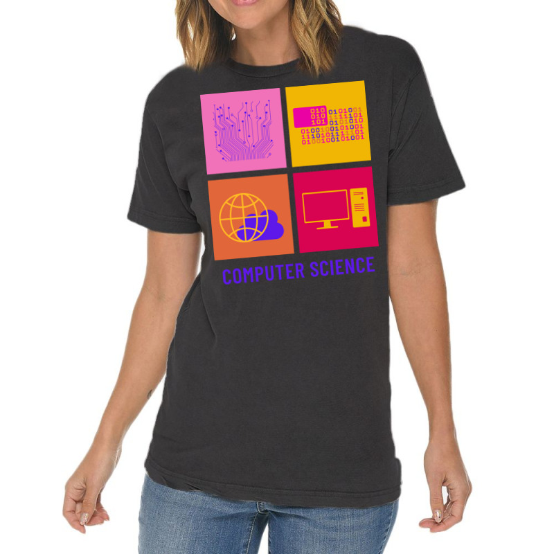 Computer Science Major Aesthetic Vintage T-shirt | Artistshot