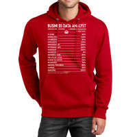 Business Data Analyst T  Business Data Analyst Fac Unisex Hoodie | Artistshot