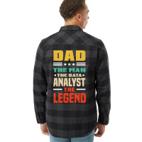 Data Analytics Data Engineering Funny Father Data Flannel Shirt | Artistshot