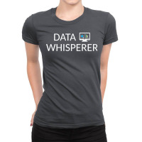 Data Whisperer Blue Ladies Fitted T-shirt | Artistshot