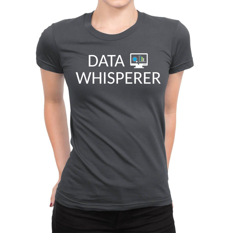 Data Whisperer Blue Ladies Fitted T-Shirt by zionemaaropt | Artistshot