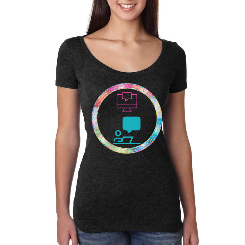 Computer Systems Architects Tumblr Women's Triblend Scoop T-shirt by argotyantion4 | Artistshot