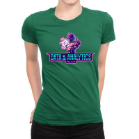 The Power Of A Data Analytics Manager Nostalgia Ladies Fitted T-shirt | Artistshot