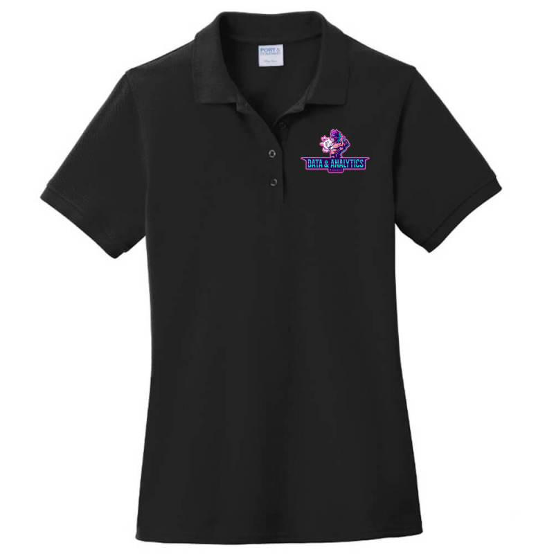 The Power Of A Data Analytics Manager Nostalgia Ladies Polo Shirt by veallekkera | Artistshot