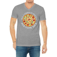 Big Data Pizza Scientist Analyst Machine Learning V-neck Tee | Artistshot