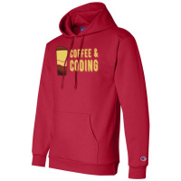 Coffee Coding Trending Champion Hoodie | Artistshot