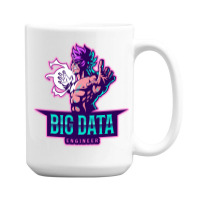 The Power Of A Big Data Engineer Aesthetic 15 Oz Coffee Mug | Artistshot