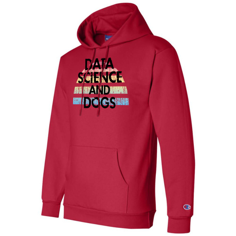 Data Science And Dogs Dog Lover Funny Quote Cooles Champion Hoodie | Artistshot