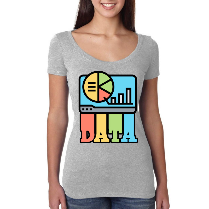 Data Funny Women's Triblend Scoop T-shirt by mykooantoneb | Artistshot