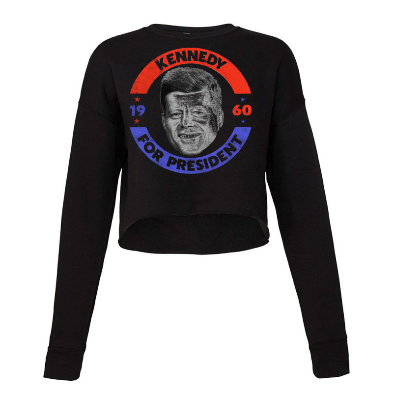 Kennedy For President Cropped Sweater by tonchibenaja | Artistshot