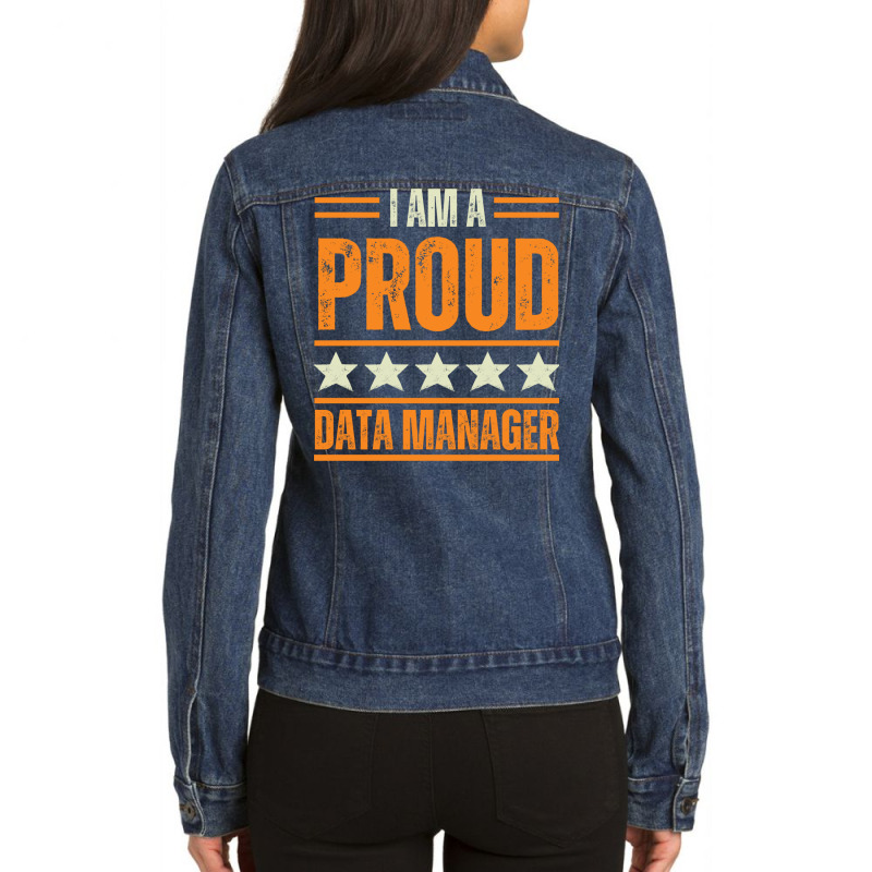 Proud Data Manager Nature Ladies Denim Jacket by abaadgrisee | Artistshot