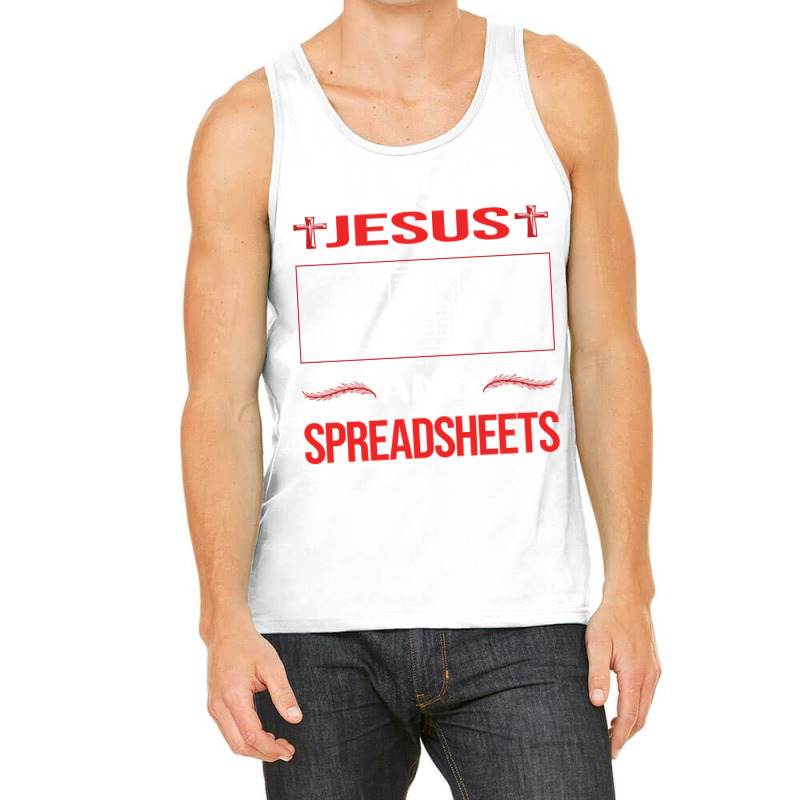 Funny Jesus Spreadsheet Spreadsheets Girl Tank Top | Artistshot