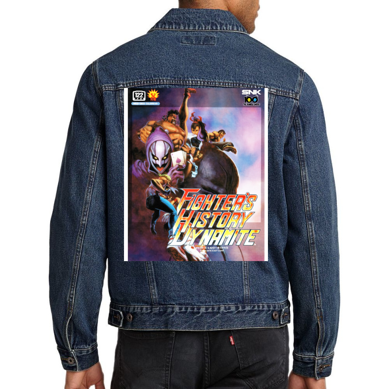 Fighters History Dynamite Red Men Denim Jacket | Artistshot