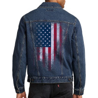 Usa America Flag Men Denim Jacket | Artistshot