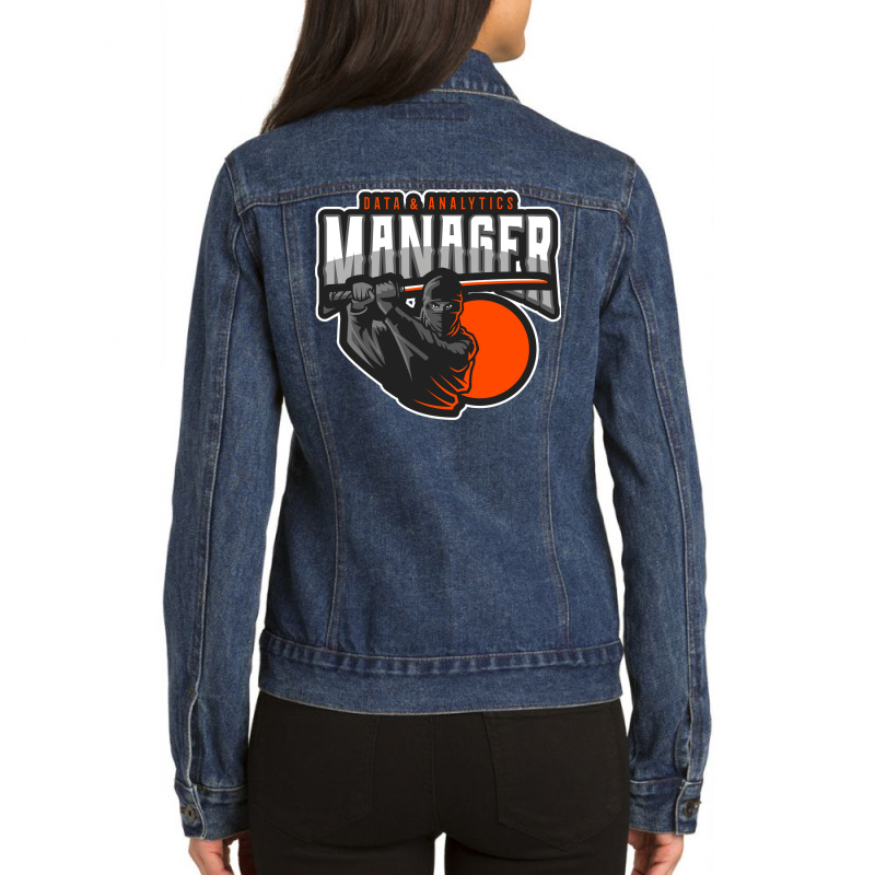 Motivated Data Analytics Manager Cool Ladies Denim Jacket by sernecstolar4 | Artistshot