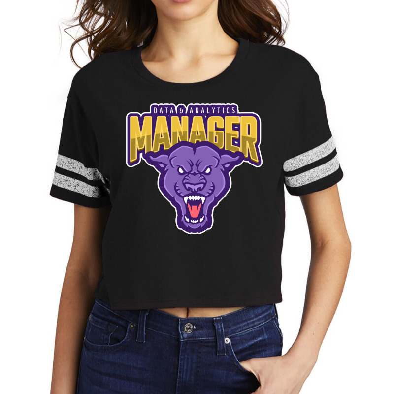 Powerful Data Analytics Manager Summer Scorecard Crop Tee by argotyantion4 | Artistshot