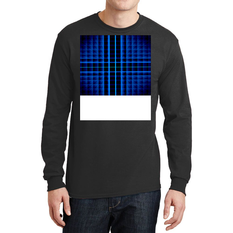 Futuristic Grid Patterns Hipster Long Sleeve Shirts | Artistshot