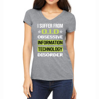 Obsessive Love Information Technology Summer Women's V-neck T-shirt | Artistshot