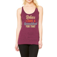 Relax I Have A Spreadsheet For That Funny Data Ana Racerback Tank | Artistshot