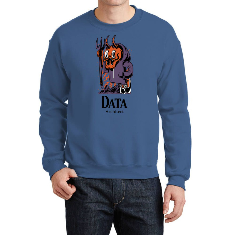 Proud Data Architect Green Crewneck Sweatshirt | Artistshot