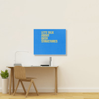 Lets Talk About Data Structures Algorithms Binary Landscape Canvas Print | Artistshot