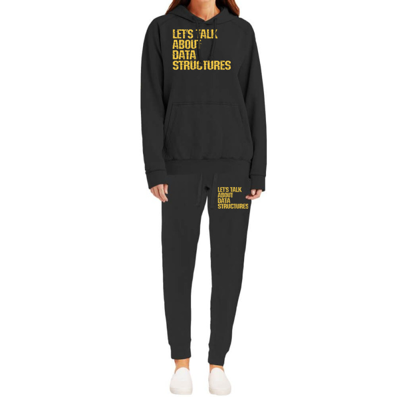 Lets Talk About Data Structures Algorithms Binary Hoodie & Jogger Set | Artistshot