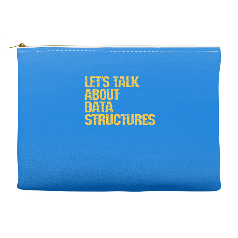 Lets Talk About Data Structures Algorithms Binary Accessory Pouches | Artistshot