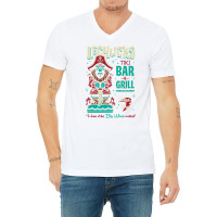 Lechucks Tiki Bar   Monkey Island   Retro Video Ga V-neck Tee | Artistshot