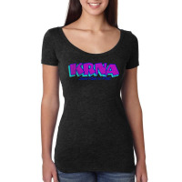 Krna Iowa City  1980s Radio Station Women's Triblend Scoop T-shirt | Artistshot