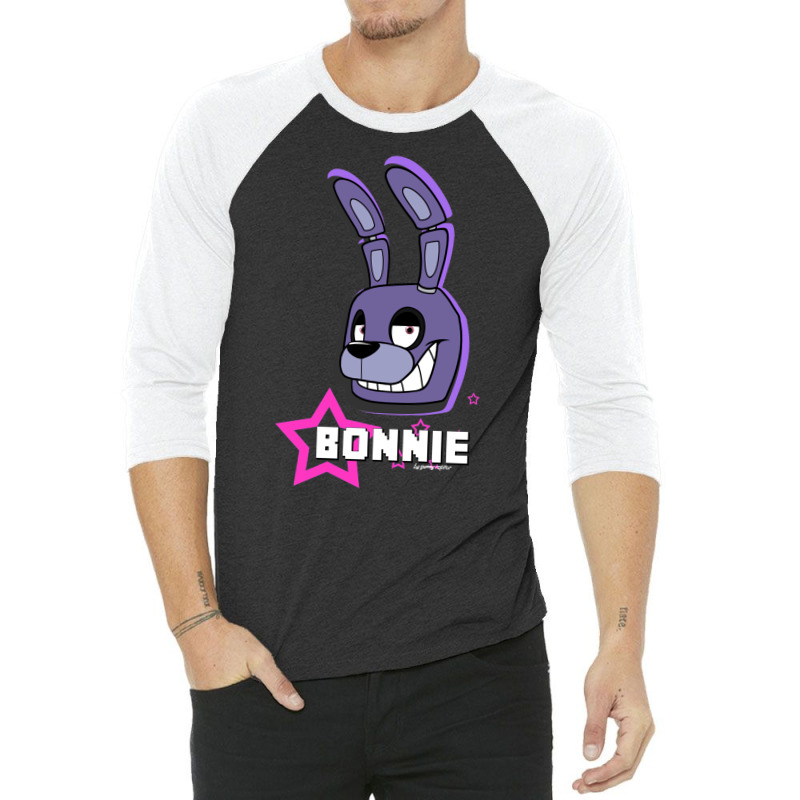 Bonnie (five Nights At Freddy's) 3/4 Sleeve Shirt by maoznzenzew | Artistshot