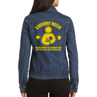 Luxury Milk From The Human Cow Ladies Denim Jacket | Artistshot