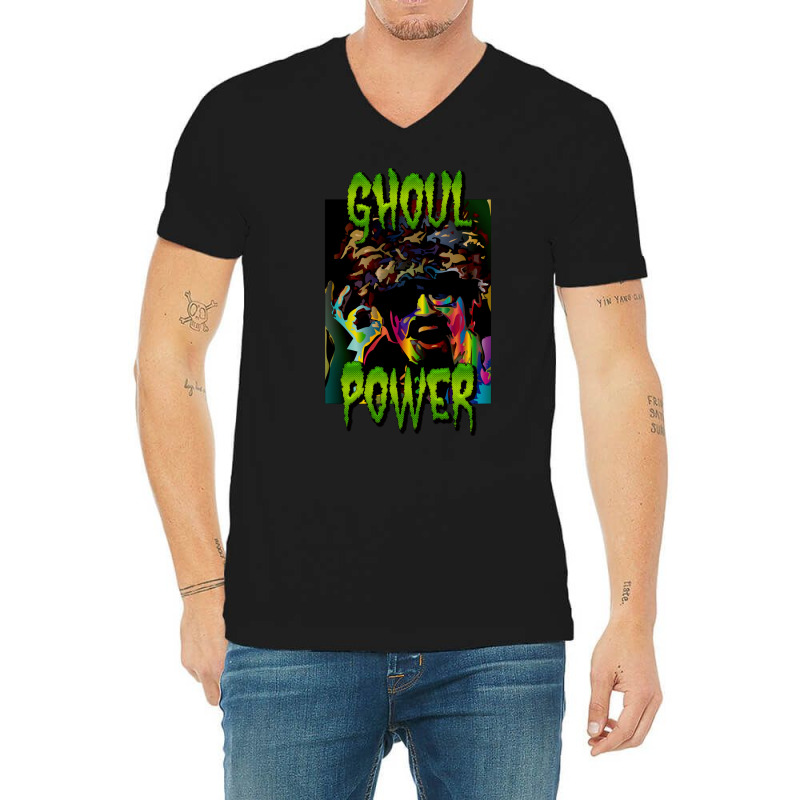 Ghoul Power V-neck Tee | Artistshot