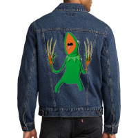 Kermit The Horror Frog 1 Men Denim Jacket | Artistshot