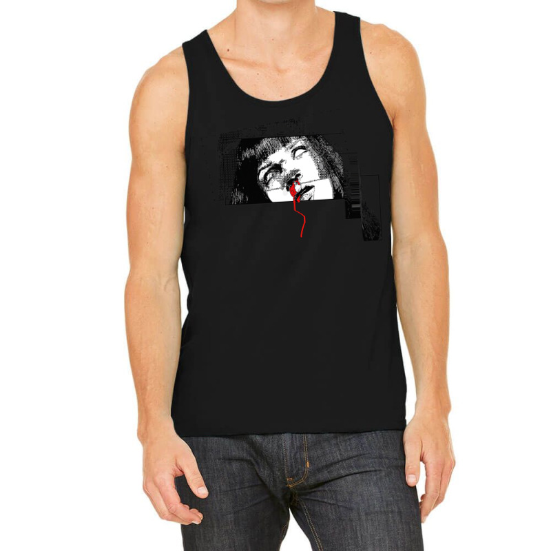 Mia Wallace Glitch Art ∆∆∆ Aesthetic Graphic Tank Top | Artistshot