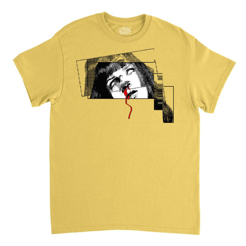 Mia Wallace Glitch Art ∆∆∆ Aesthetic Graphic Classic T-shirt | Artistshot