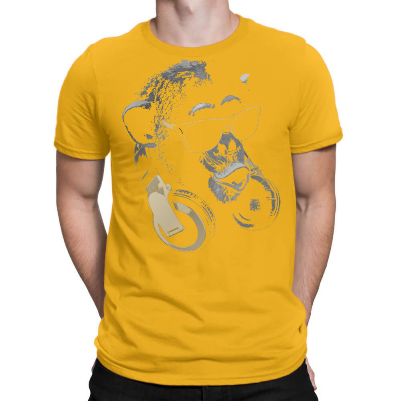 Monkey Dj Bling T-shirt | Artistshot